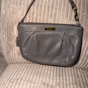 Gray Leather Women's Bag